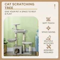Premium Multi-Level Cat Sanctuary & Scratching Tower