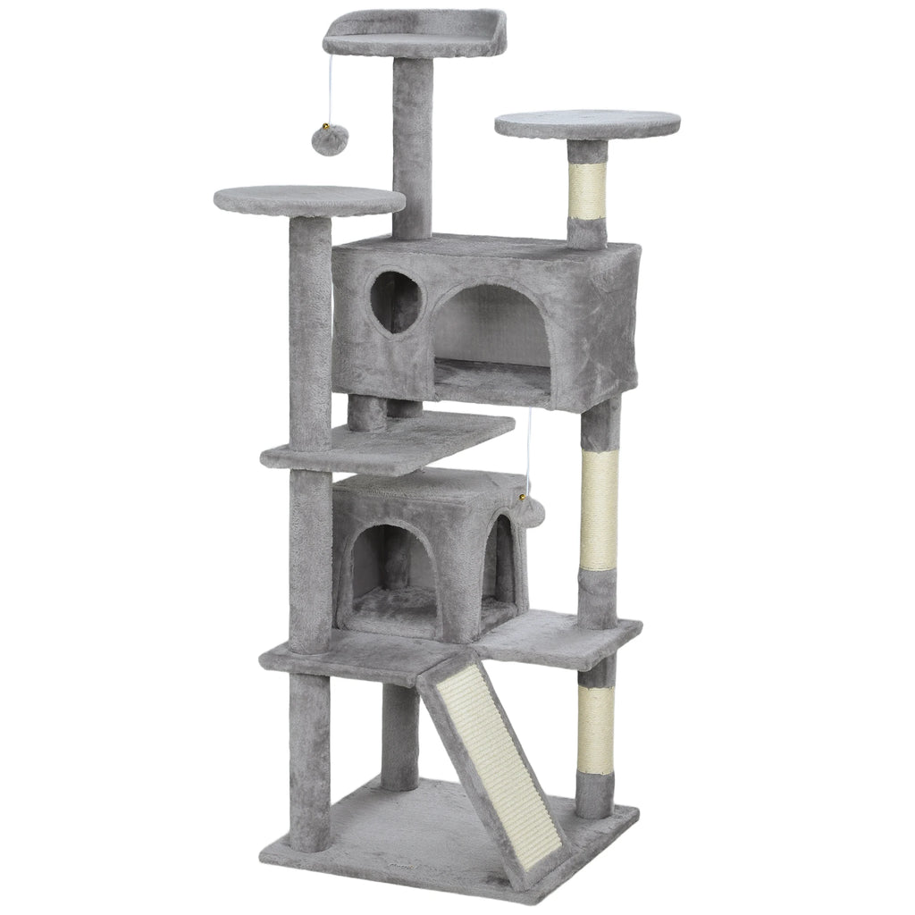 Premium Multi-Level Cat Tree with Double Condos