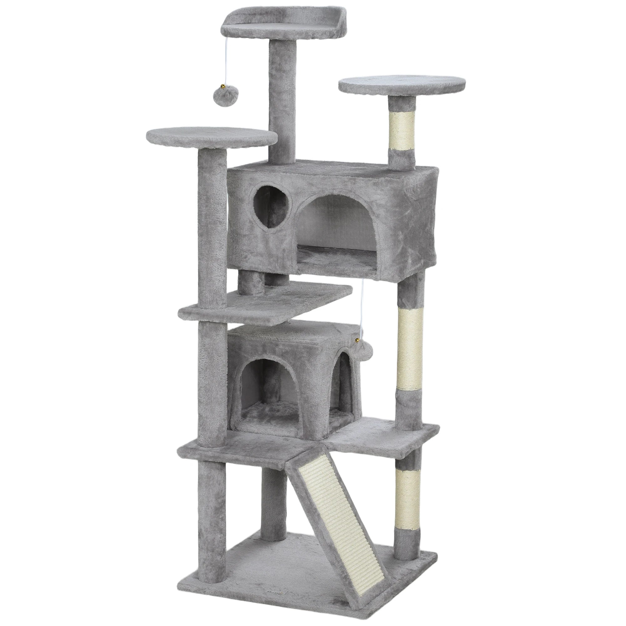 Premium Multi-Level Cat Tree with Double Condos
