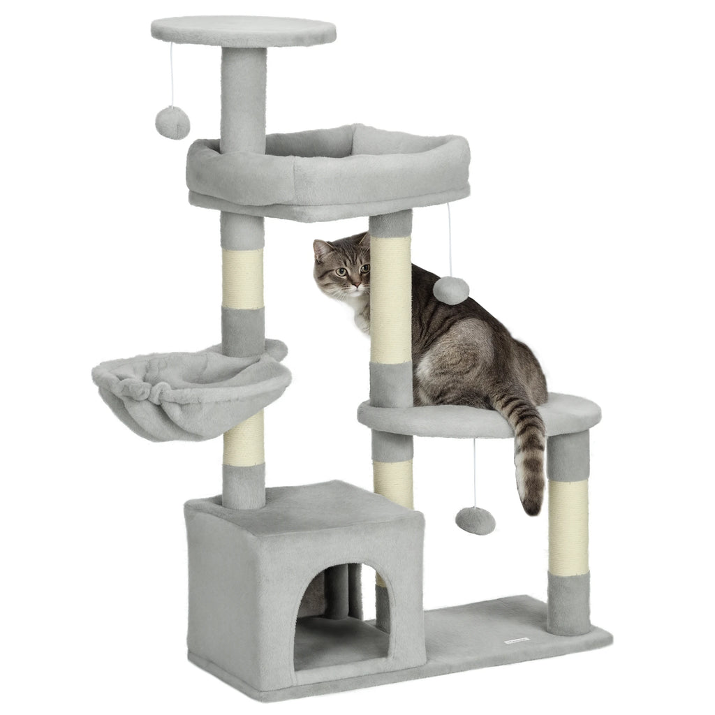Premium Multi-Level Cat Sanctuary & Scratching Tower